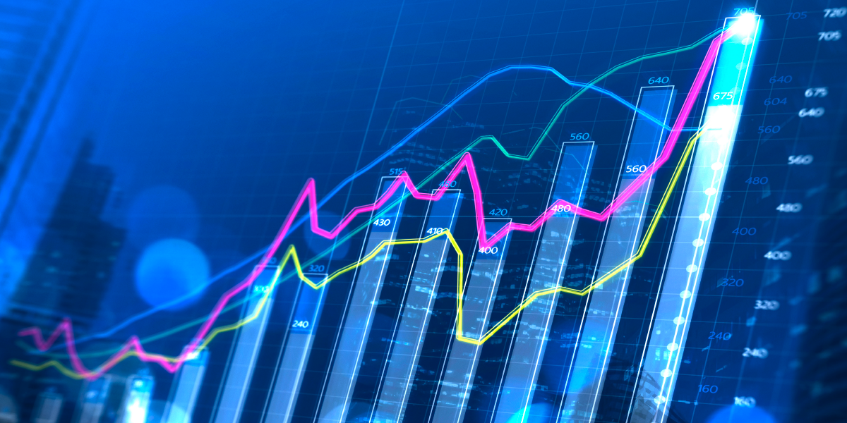 Chart or graph representing economic indicators from February 2020, relevant to the construction market.